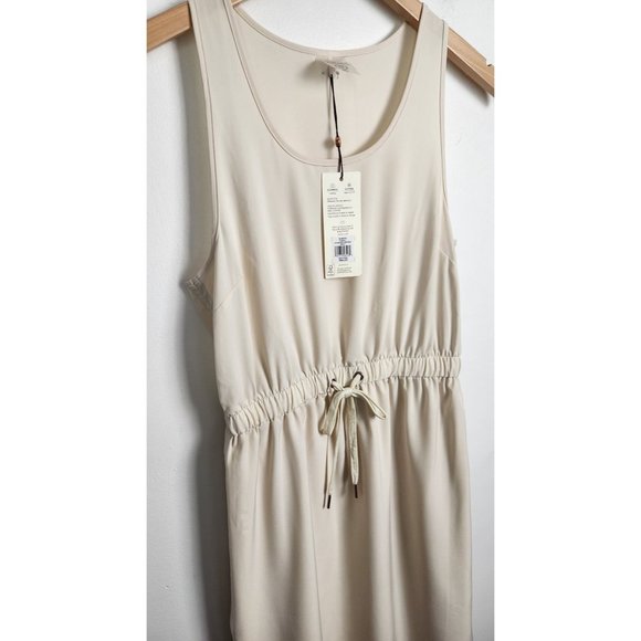 CALIA Women's Sz. XS Racerback Drawstring Midi Dress In Birch NWT - Picture 5 of 9